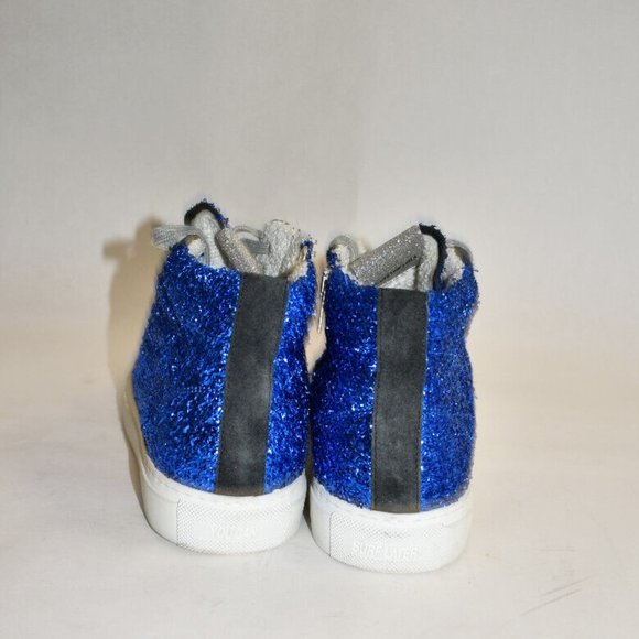 P448 | Shoes | New P448 Skate Royal Blue Glitter High Top  New! P448 Skate Royal Blue Glitter High Top Sneaker 37 7 US DD286